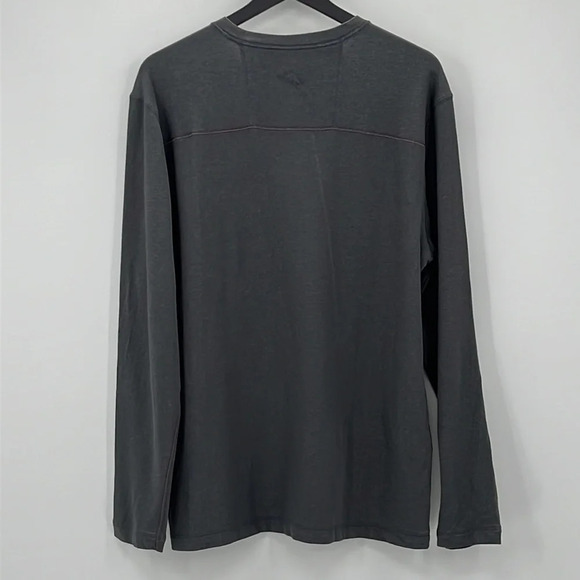 Tommy Bahama Paradise Valley Long Sleeve Henley T Shirt in Gray - NWOT - Medium - Picture 3 of 7